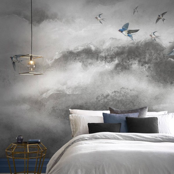 Graham & Brown | Flight of Swallows Bespoke Mural