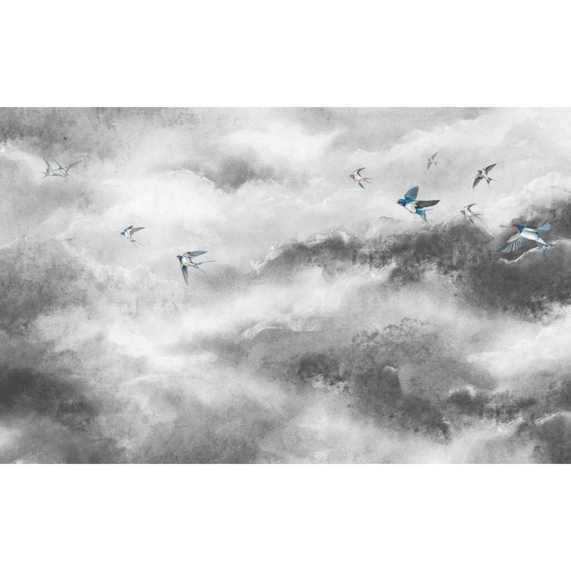 Graham & Brown | Flight of Swallows Bespoke Mural
