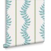 Graham & Brown | Laurel Leaf Stripe Wallpaper 