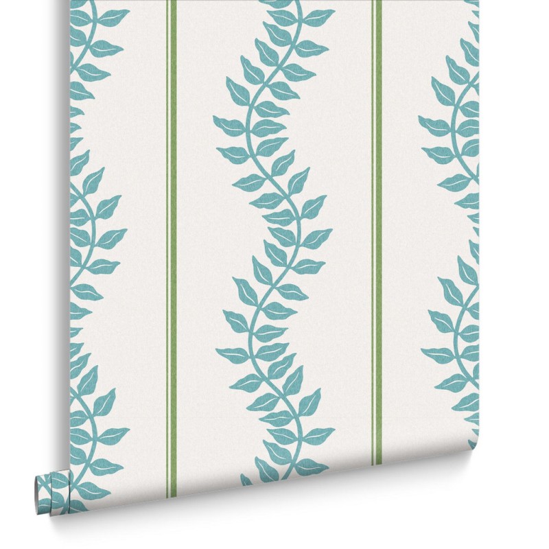 Graham & Brown | Laurel Leaf Stripe Wallpaper 