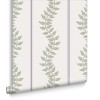 Graham & Brown | Laurel Leaf Stripe Wallpaper 