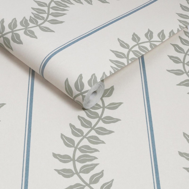 Graham & Brown | Laurel Leaf Stripe Wallpaper 