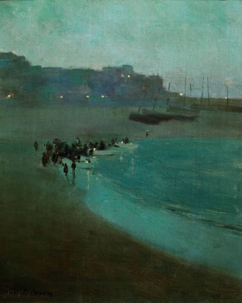 Graham & Brown | Osborn Beach at Dusk Bespoke Mural