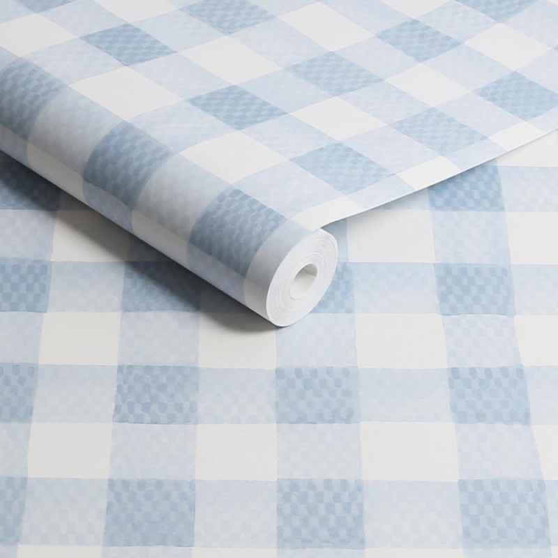Graham & Brown | Painted Gingham Wallpaper