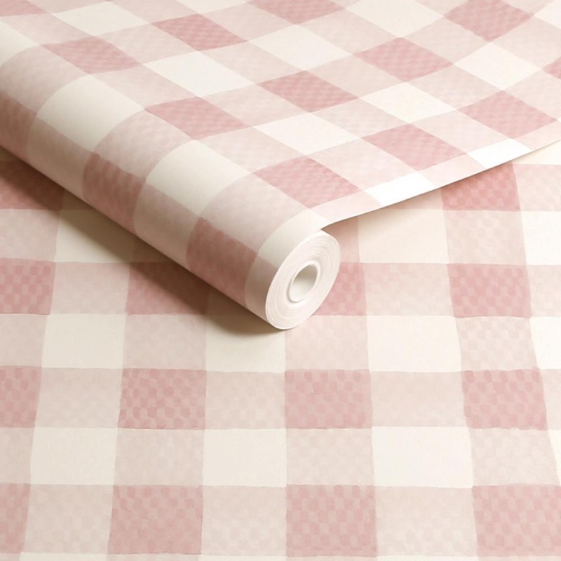 Graham & Brown | Painted Gingham Wallpaper