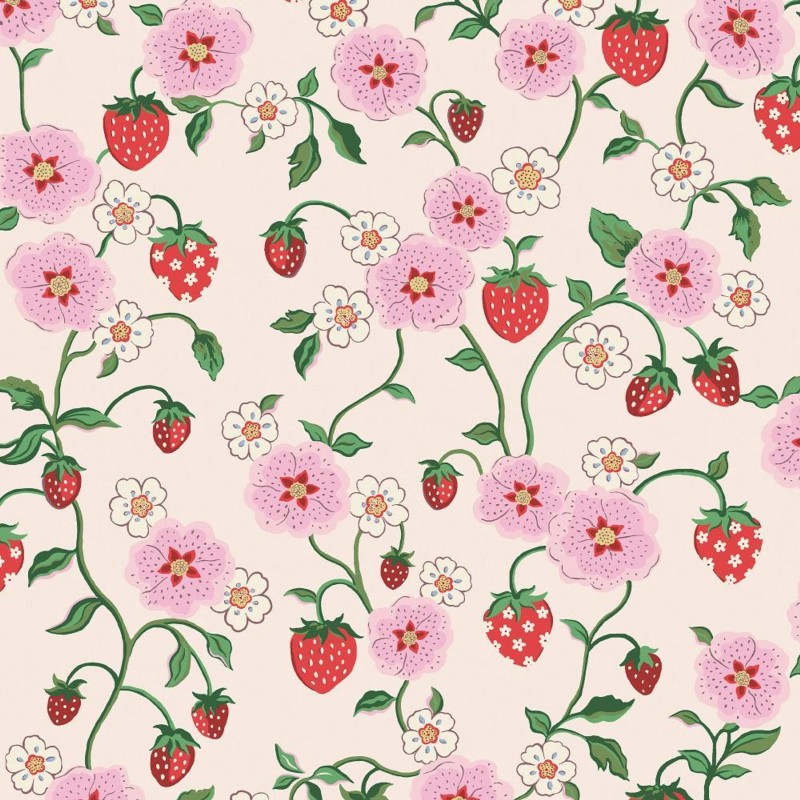 Graham & Brown | Strawberry Wallpaper