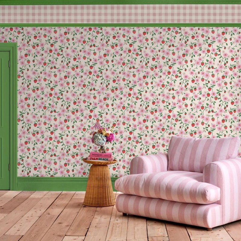 Graham & Brown | Strawberry Wallpaper