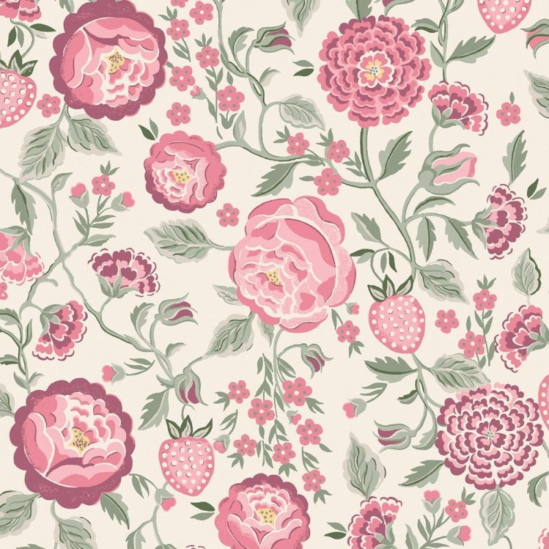 Graham & Brown | Strawberry Garden Wallpaper