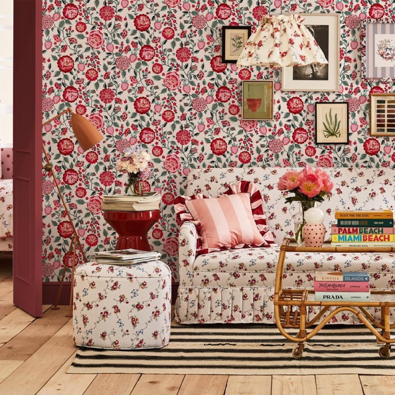 Graham & Brown | Strawberry Garden Wallpaper