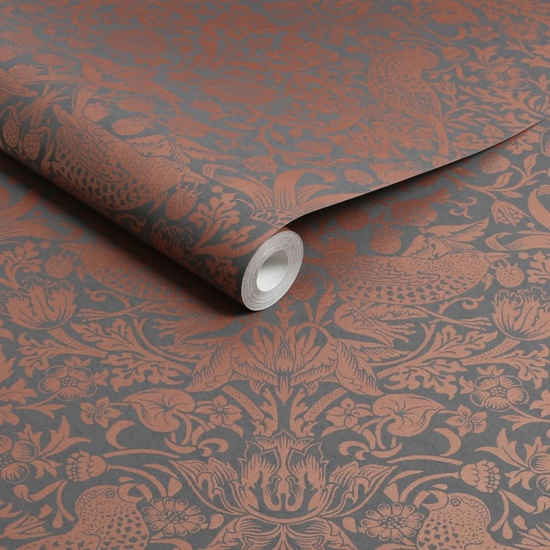 Graham & Brown | Strawberry Thief Fibrous Wallpaper