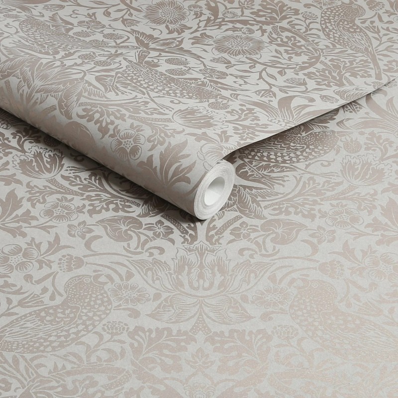 Graham & Brown | Strawberry Thief Fibrous Wallpaper
