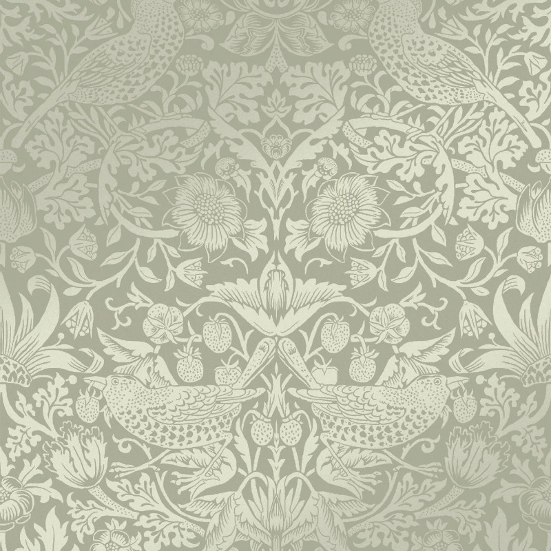 Graham & Brown | Strawberry Thief Fibrous Wallpaper