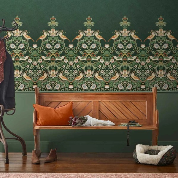 Graham & Brown | Strawberry Thief Mural