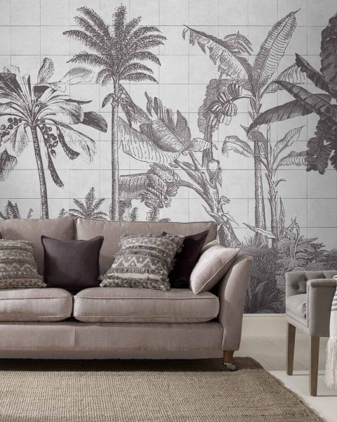 Graham & Brown | Tiled Jungle Bespoke Mural
