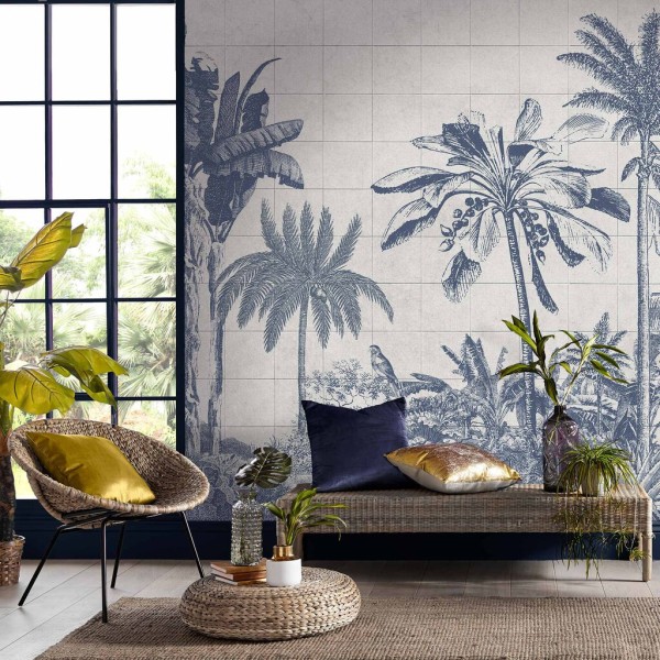 Graham & Brown | Tiled Jungle Bespoke Mural