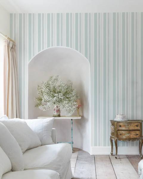 Graham & Brown | Watercolour Stripe Wallpaper