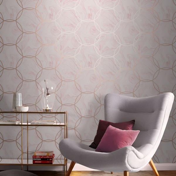 Graham & Brown | Aqueous Geo Wallpaper