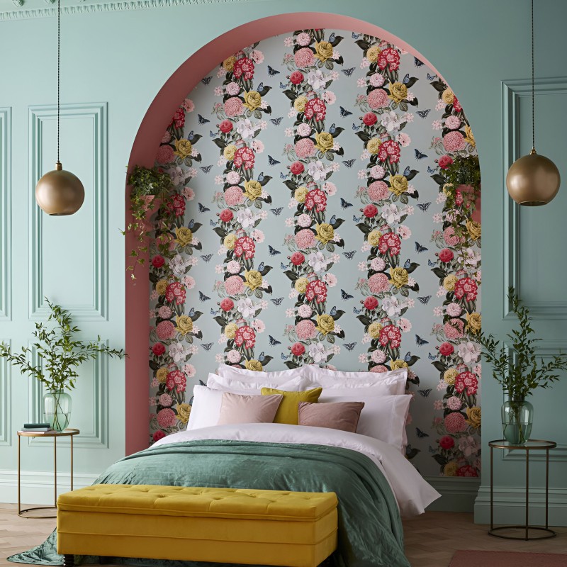 Graham & Brown | Bloomsbury Neo Mint Wallpaper | 107747