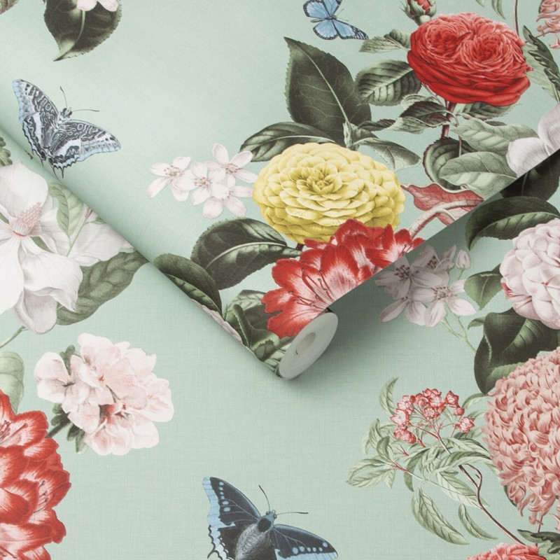 Graham & Brown | Bloomsbury Neo Mint Wallpaper | 107747
