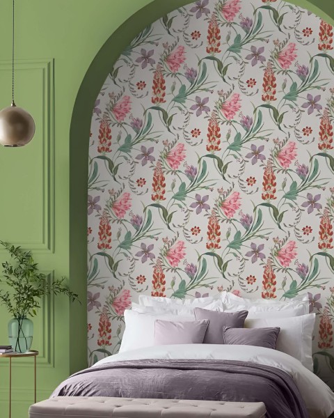 Graham & Brown | Botanist's Scroll Wallpaper
