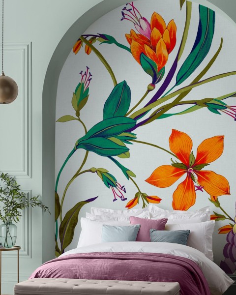 Graham & Brown | Botanists Scroll Bespoke Mural