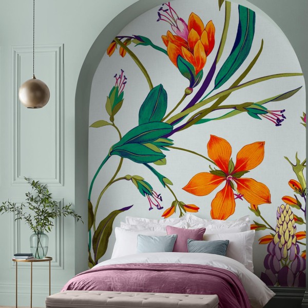 Graham & Brown | Botanists Scroll Bespoke Mural