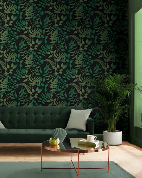 Graham & Brown | Fiore Midnight 115061