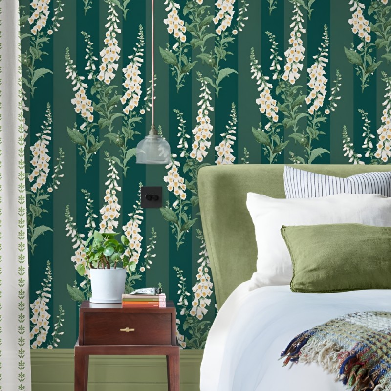Graham & Brown | Foxglove Stripe Wallpaper