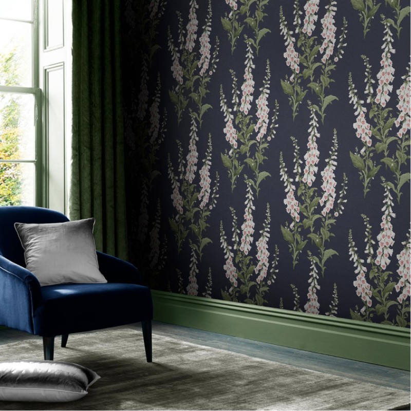 Graham & Brown | Foxglove Wallpaper