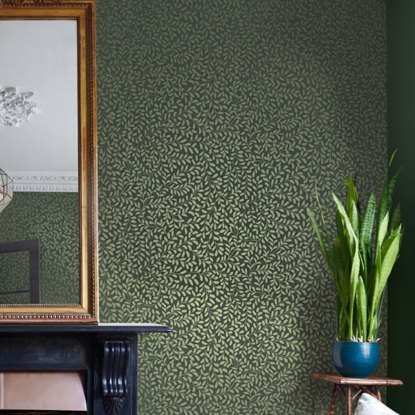 Graham & Brown | Gilded Leaf Wallpaper