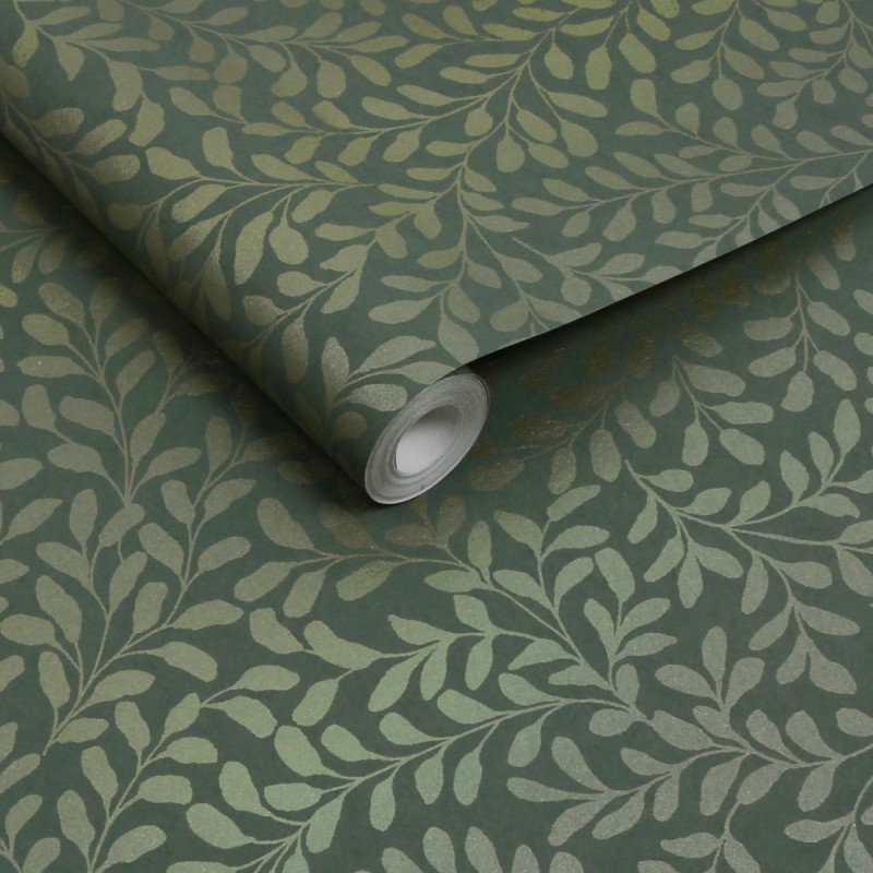Graham & Brown | Gilded Leaf Wallpaper