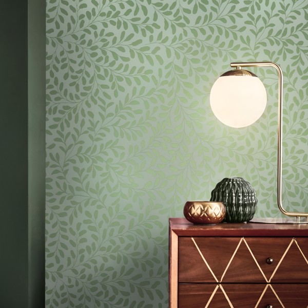 Graham & Brown | Gilded Leaf Wallpaper