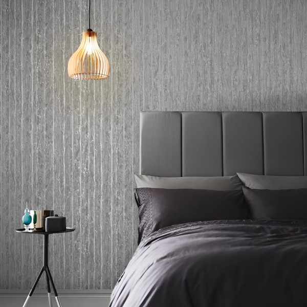 Graham & Brown | Grain Texture Ebony Wallpaper | 105254