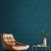 Graham & Brown | Grasscloth Geo Wallpaper
