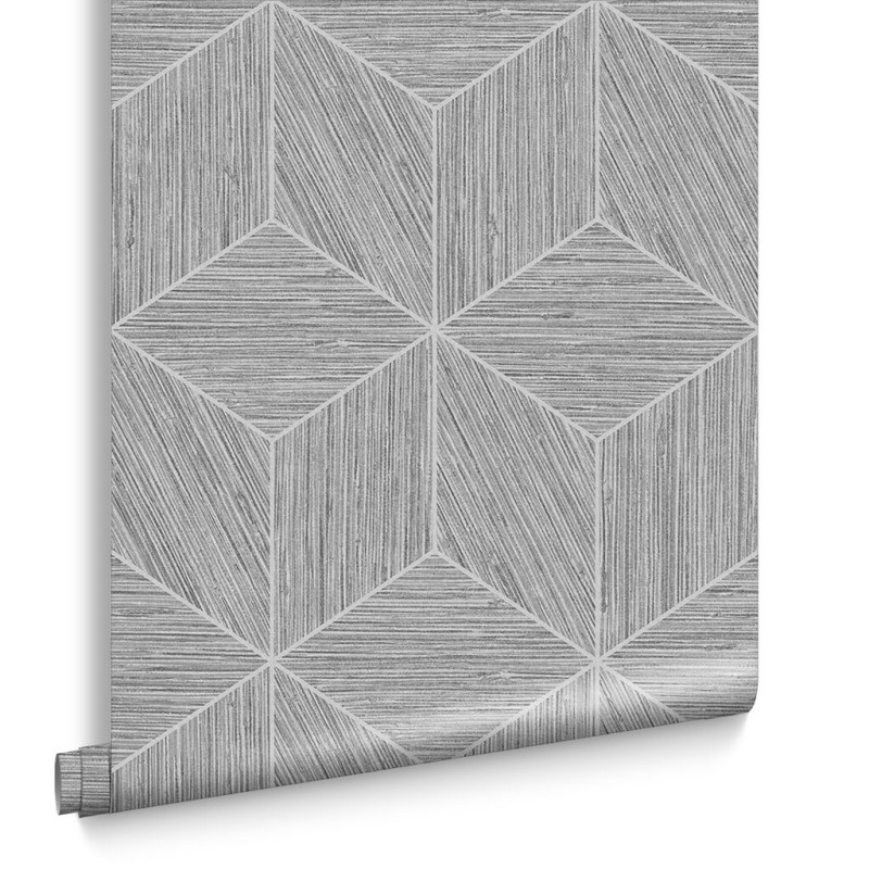Graham & Brown | Grasscloth Geo Wallpaper