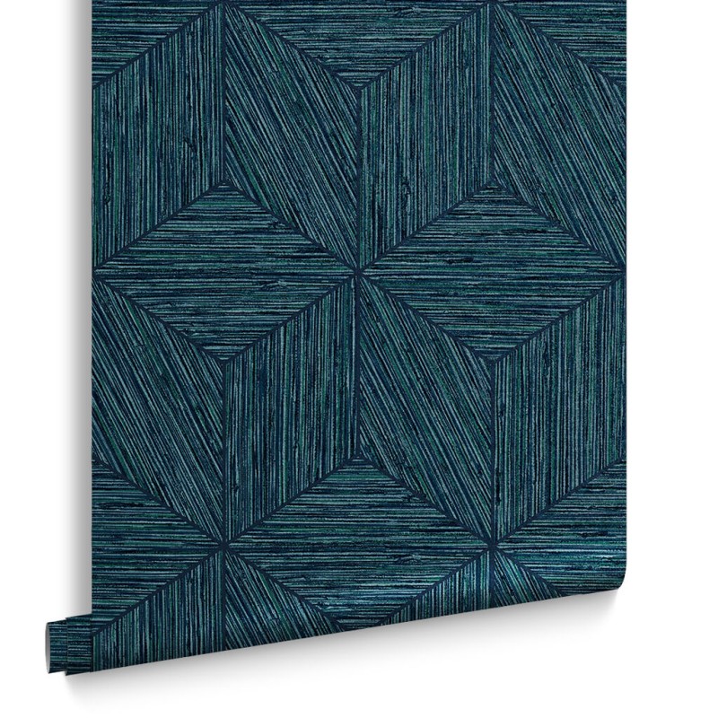 Graham & Brown | Grasscloth Geo Wallpaper