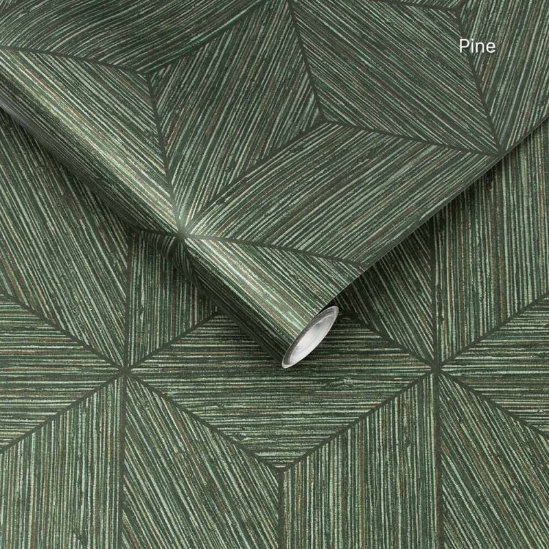 Graham & Brown | Grasscloth Geo Wallpaper