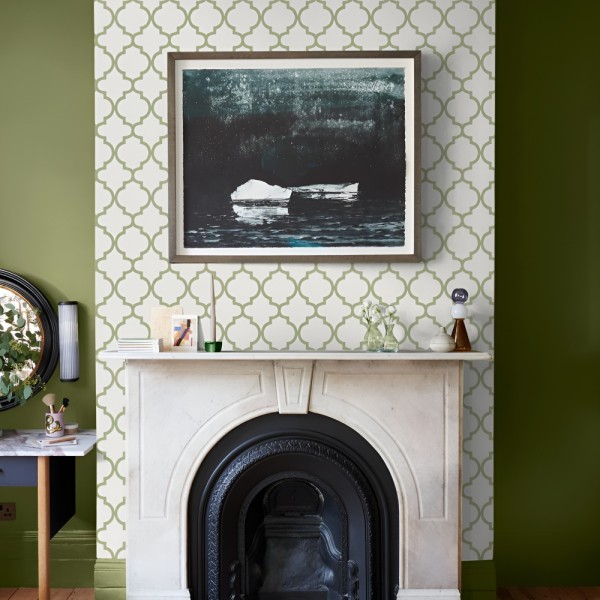Graham & Brown | Trellia Green Wallpaper | 130301