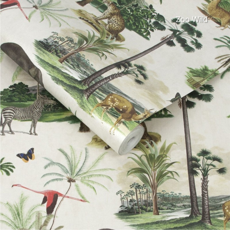 Graham & Brown | Tropique Zoo Wallpaper