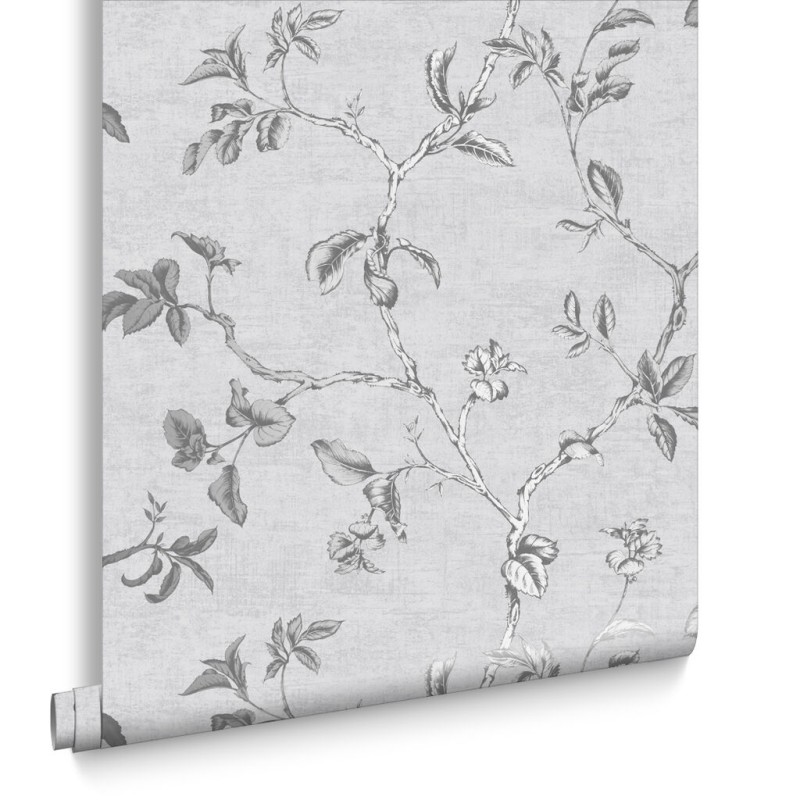 Graham & Brown | Twining Silver Wallpaper | 105671