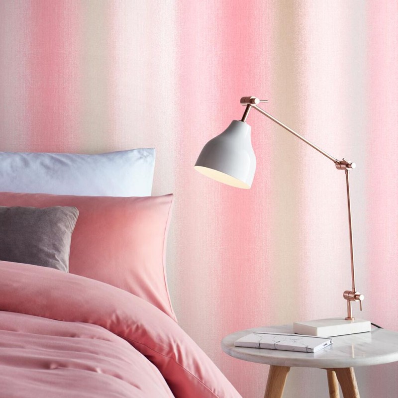 Graham & Brown | Wild Flower Stripe Wallpaper