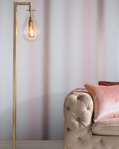 Graham & Brown | Wild Flower Stripe Wallpaper I