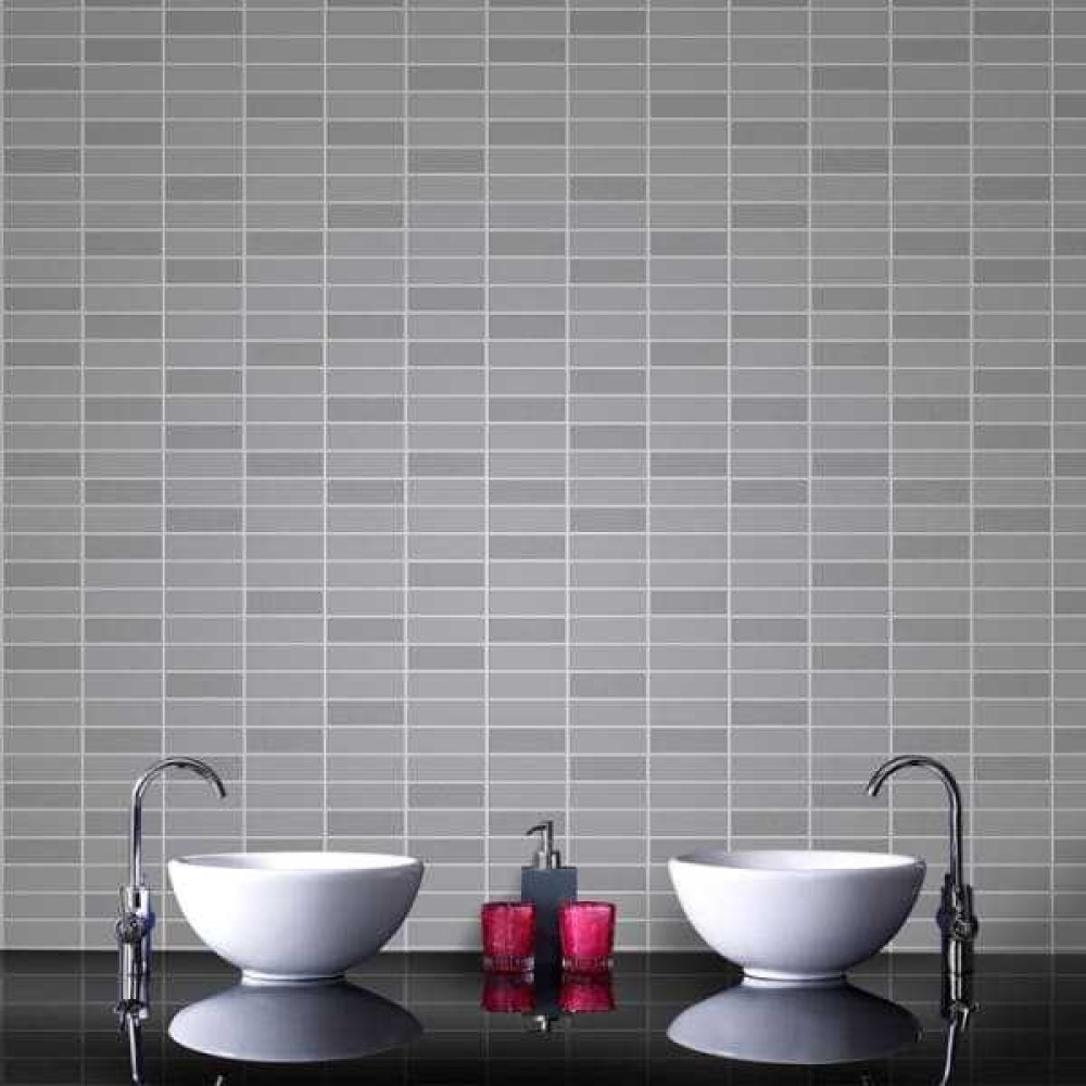 Graham & Brown / Rimini Tile Grey Shimmer 33-066