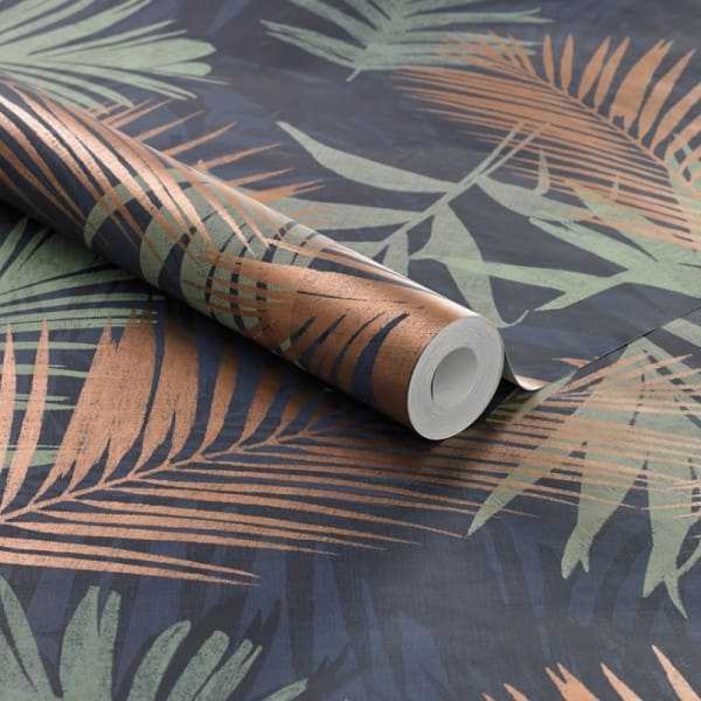 Graham & Brown / VERMEIL / Jungle Glam Blue and Green 104164