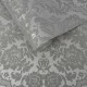 Graham & Brown | Gothic Damask Flock Grey & Silver 104564