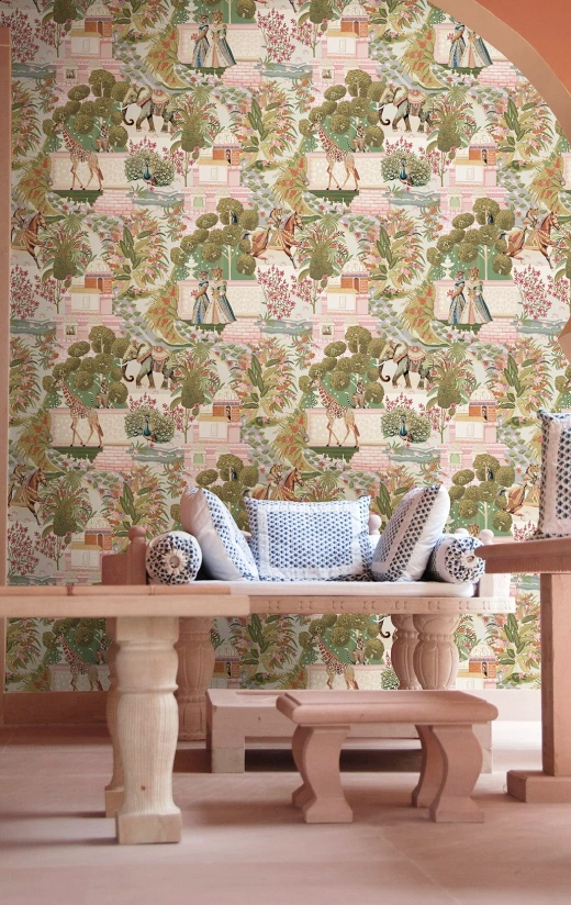 Etnic wallpaper pattern