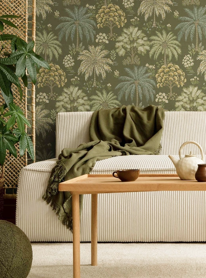 Tropical Green Wallpaper