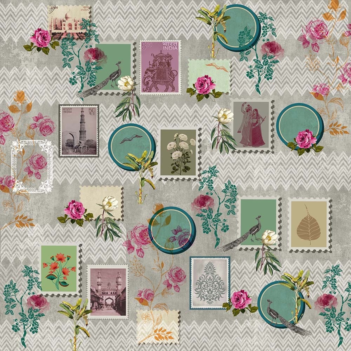 Honpo IM | India Fusion | Cool Vintage Philately