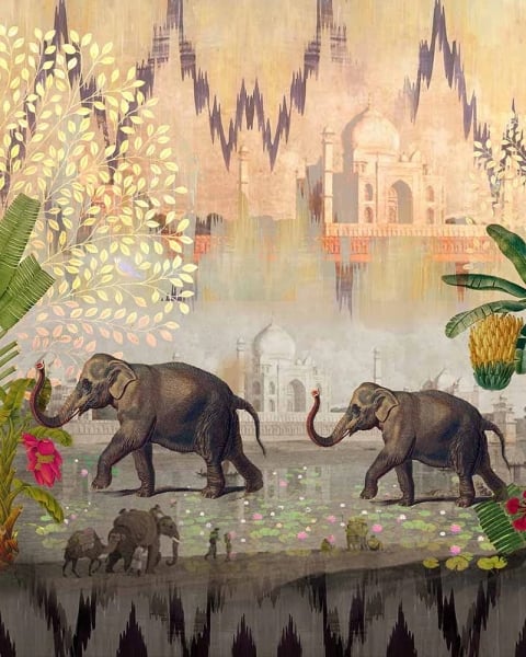 Honpo IM | India Fusion | Elephants by the Taj