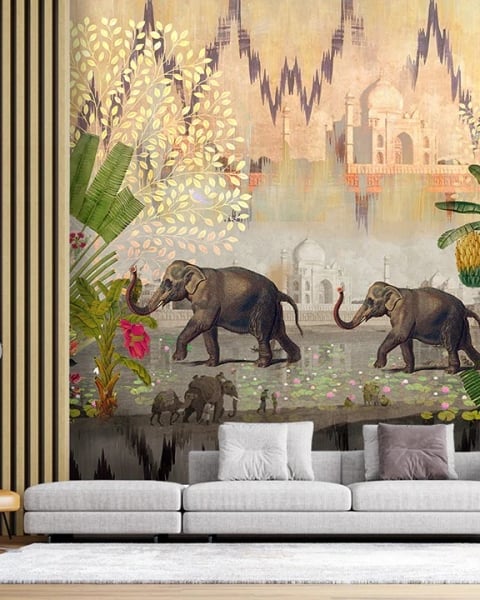 Honpo IM | India Fusion | Elephants by the Taj